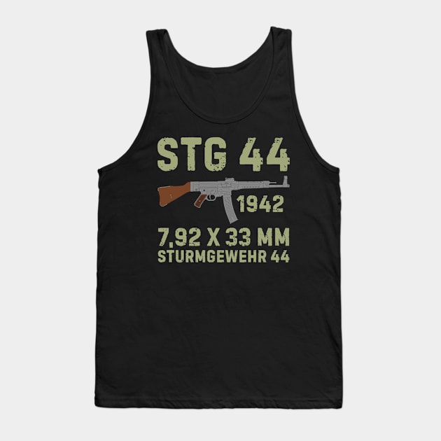 German assault rifle StG 44 for the gun lover Tank Top by FAawRay